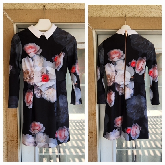 Ted Baker Chelsea Long Sleeve‎ Dress - Picture 6 of 8